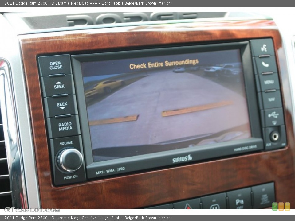 Light Pebble Beige/Bark Brown Interior Controls for the 2011 Dodge Ram 2500 HD Laramie Mega Cab 4x4 #50520325