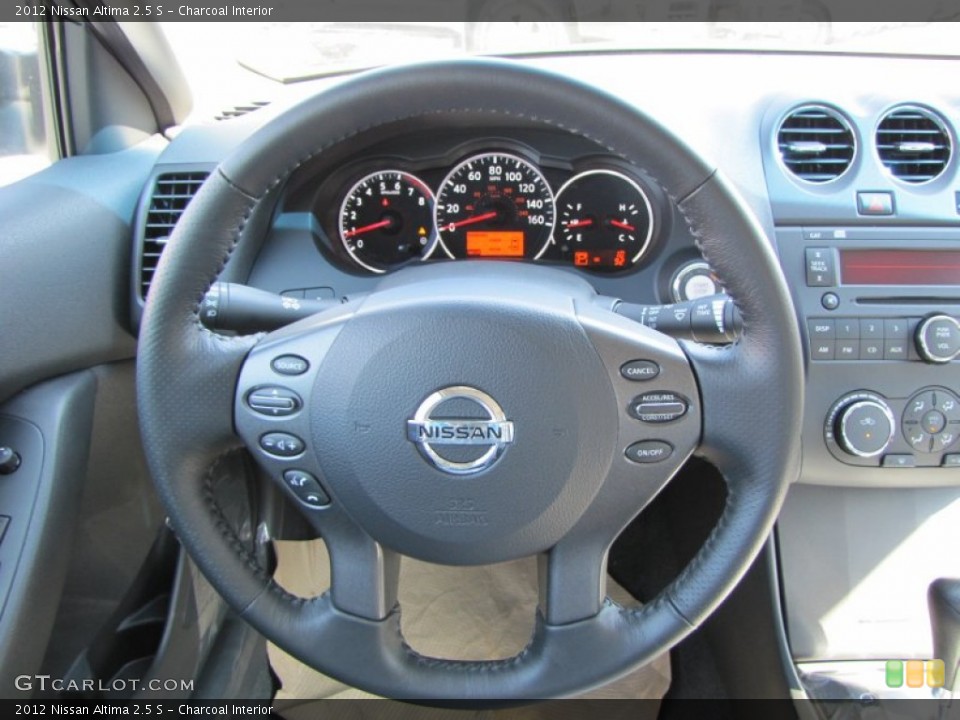 Charcoal Interior Steering Wheel for the 2012 Nissan Altima 2.5 S #50520406