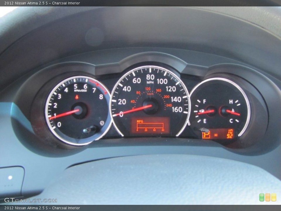 Charcoal Interior Gauges for the 2012 Nissan Altima 2.5 S #50520424