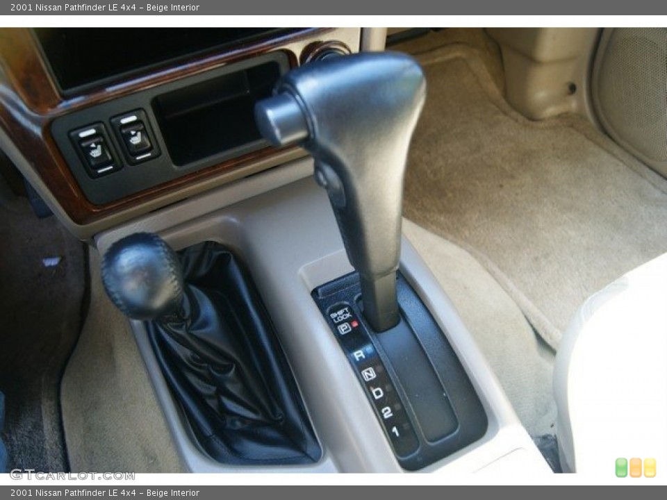 Beige Interior Transmission for the 2001 Nissan Pathfinder LE 4x4 #50520535
