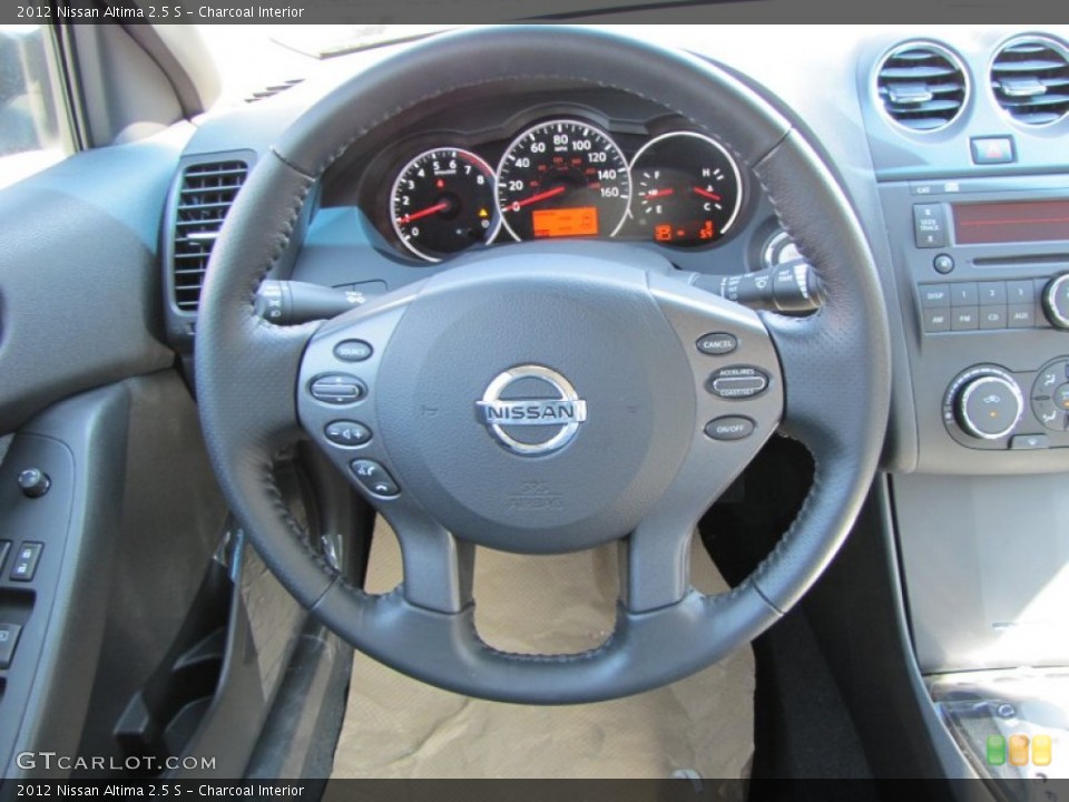 Charcoal Interior Steering Wheel for the 2012 Nissan Altima 2.5 S #50520925