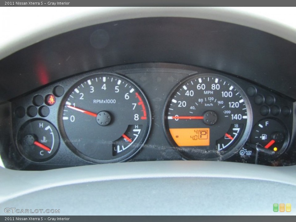 Gray Interior Gauges for the 2011 Nissan Xterra S #50521948