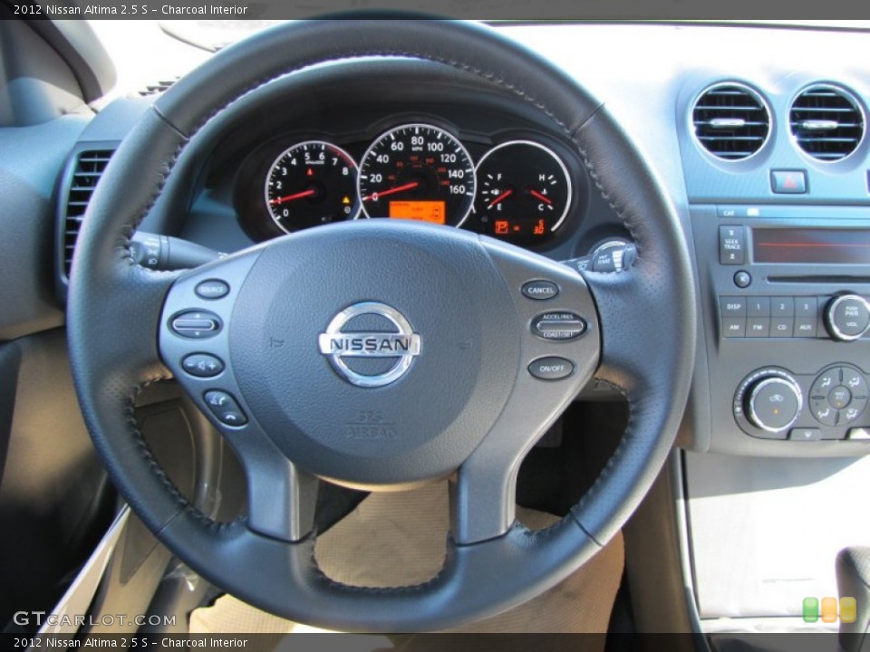 Charcoal Interior Steering Wheel for the 2012 Nissan Altima 2.5 S #50522953