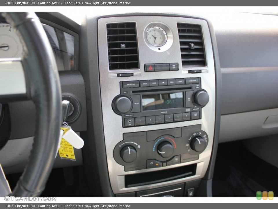 Dark Slate Gray/Light Graystone Interior Controls for the 2006 Chrysler 300 Touring AWD #50523176