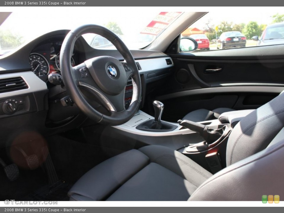 Black Interior Photo for the 2008 BMW 3 Series 335i Coupe #50523819