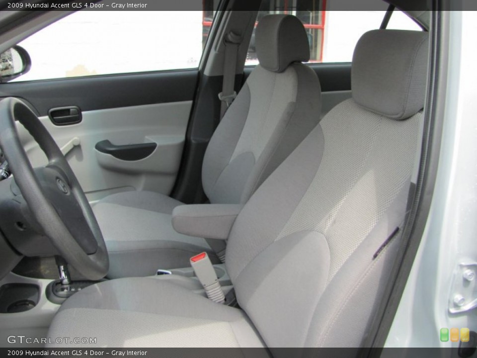 Gray Interior Photo for the 2009 Hyundai Accent GLS 4 Door #50523859