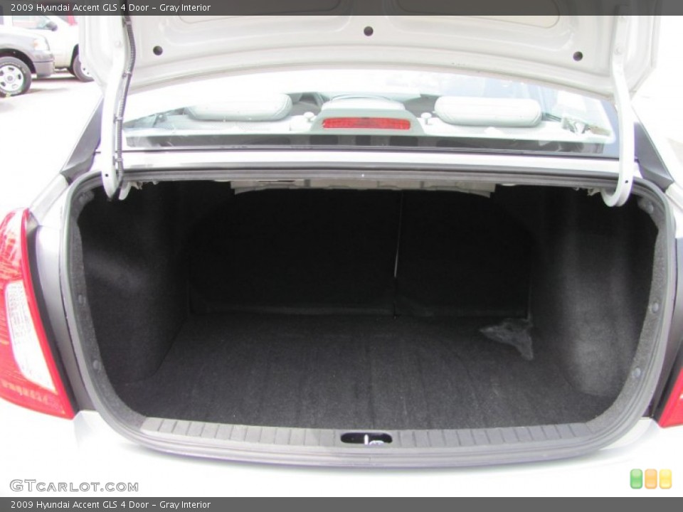 Gray Interior Trunk for the 2009 Hyundai Accent GLS 4 Door #50523901