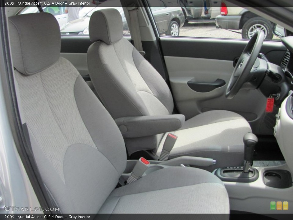 Gray Interior Photo for the 2009 Hyundai Accent GLS 4 Door #50523943
