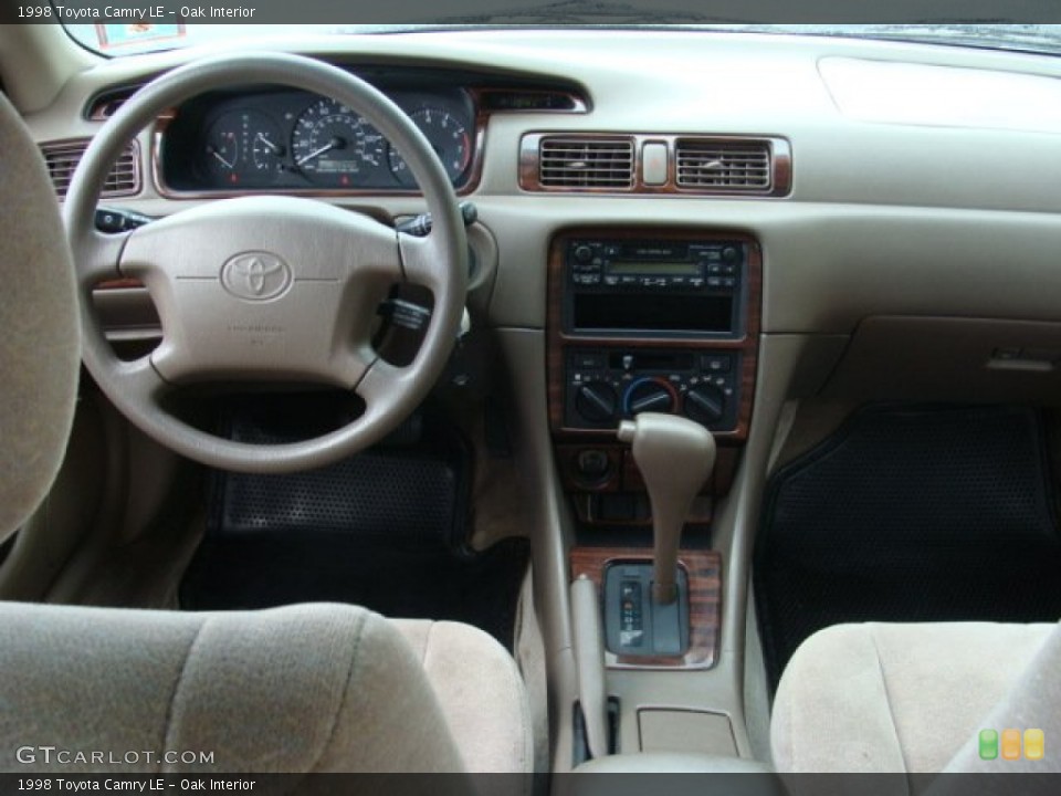 Oak Interior Dashboard for the 1998 Toyota Camry LE #50526478