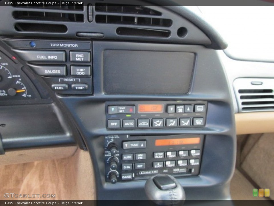 Beige Interior Controls for the 1995 Chevrolet Corvette Coupe #50526916