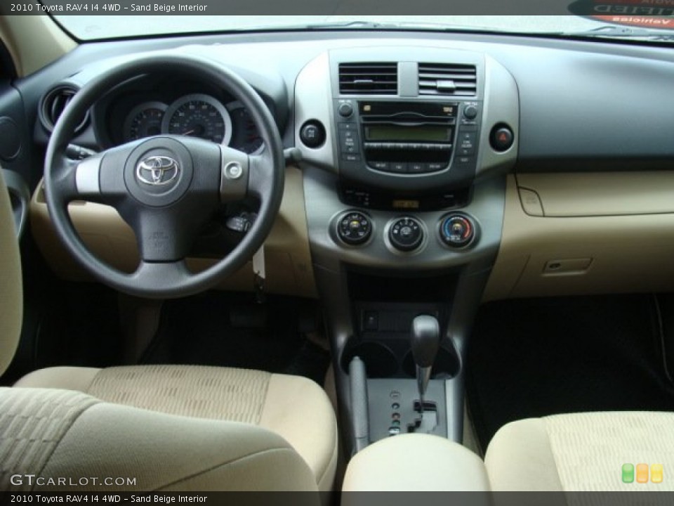 Sand Beige Interior Dashboard for the 2010 Toyota RAV4 I4 4WD #50526928