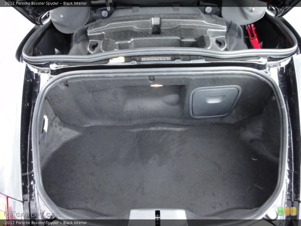 Black Interior Trunk for the 2012 Porsche Boxster Spyder #50527918