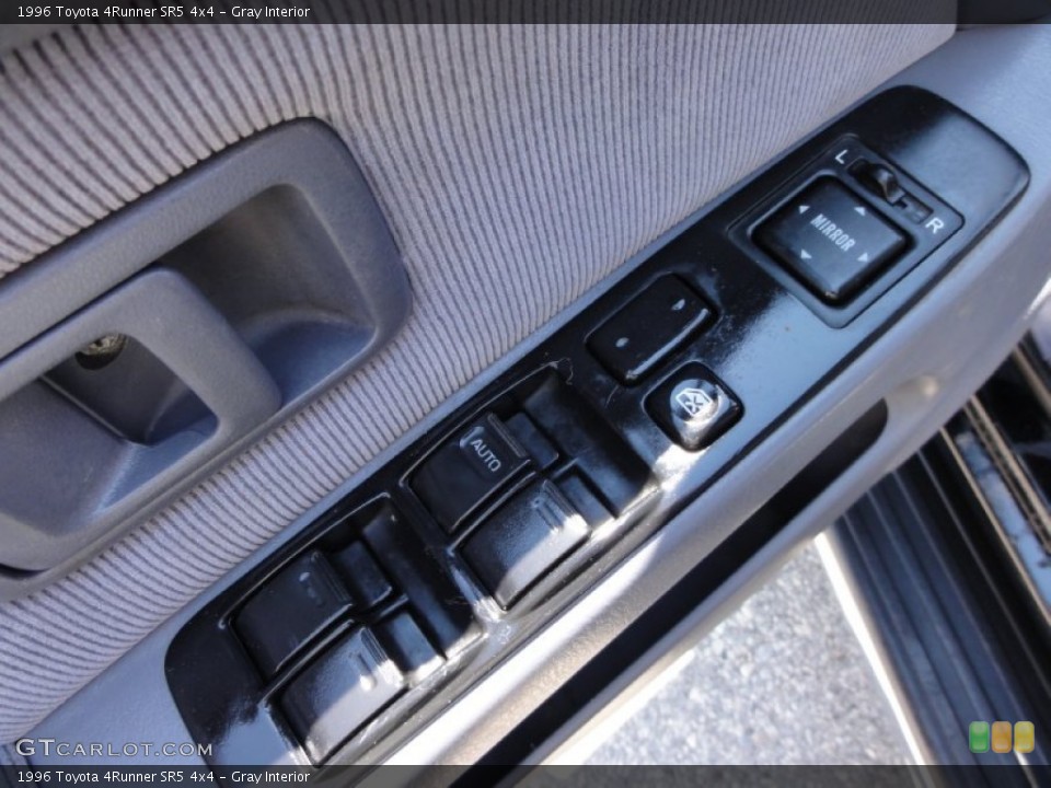 Gray Interior Controls for the 1996 Toyota 4Runner SR5 4x4 #50530265