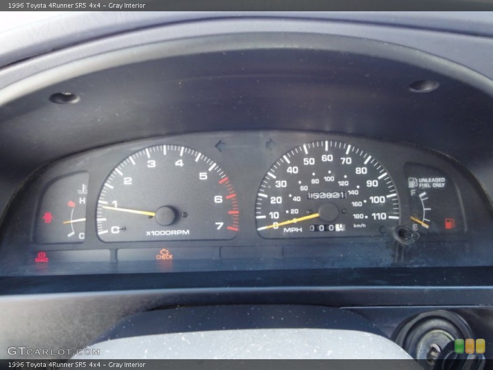 Gray Interior Gauges for the 1996 Toyota 4Runner SR5 4x4 #50530726