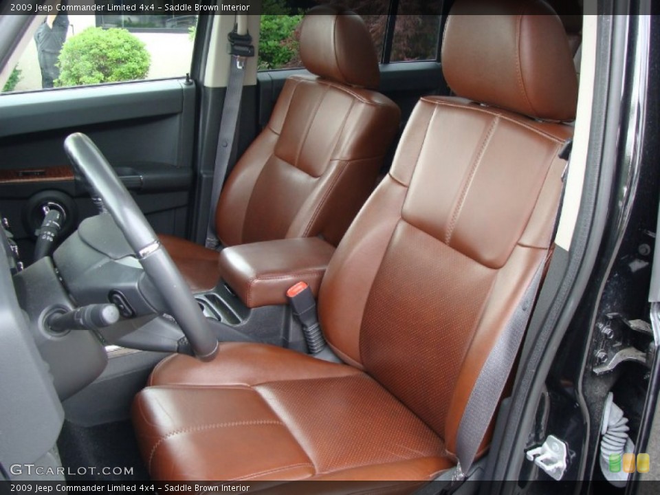 Saddle Brown Interior Photo for the 2009 Jeep Commander Limited 4x4 #50531308