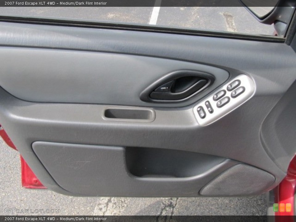 Medium/Dark Flint Interior Door Panel for the 2007 Ford Escape XLT 4WD #50531470