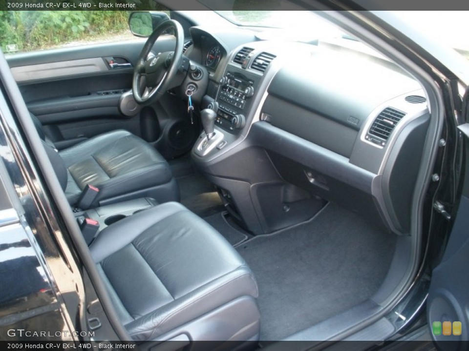 Black Interior Photo for the 2009 Honda CR-V EX-L 4WD #50532298