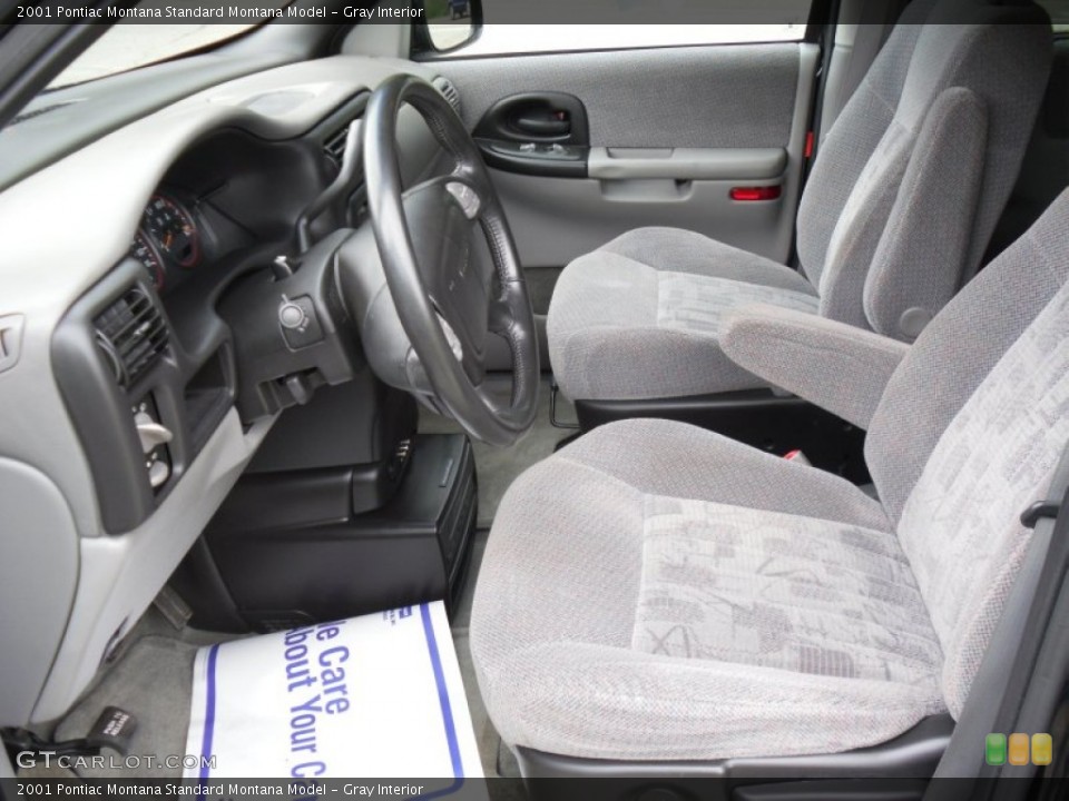 Gray Interior Photo for the 2001 Pontiac Montana  #50533801