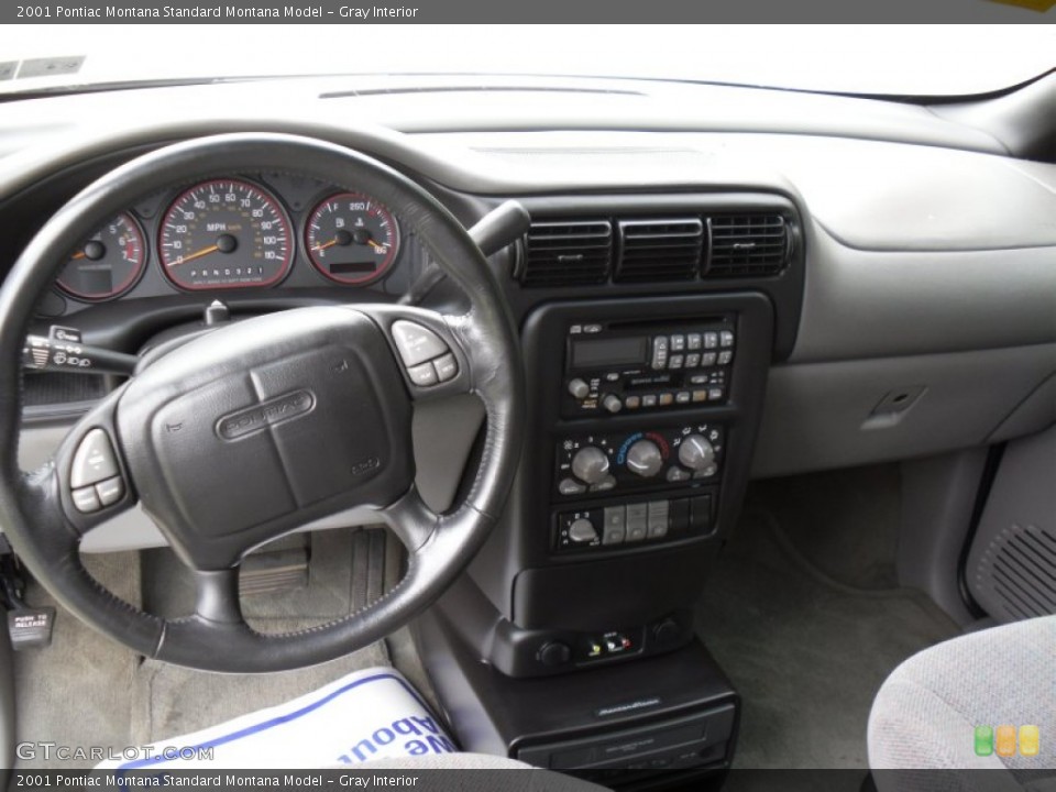 Gray Interior Dashboard for the 2001 Pontiac Montana  #50533831