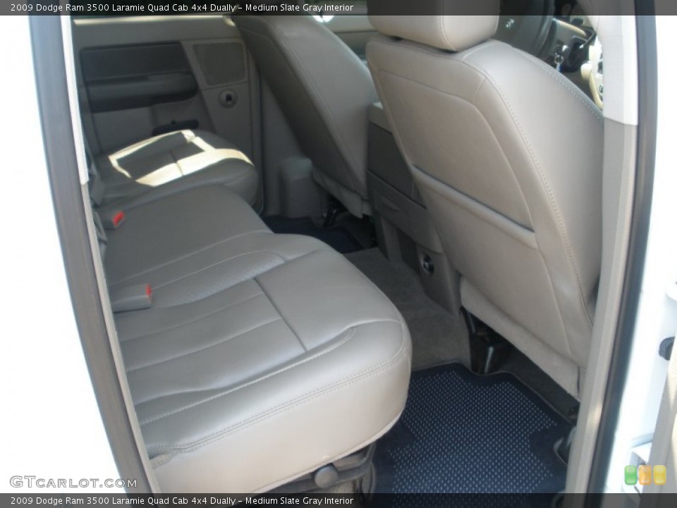 Medium Slate Gray Interior Photo for the 2009 Dodge Ram 3500 Laramie Quad Cab 4x4 Dually #50534404