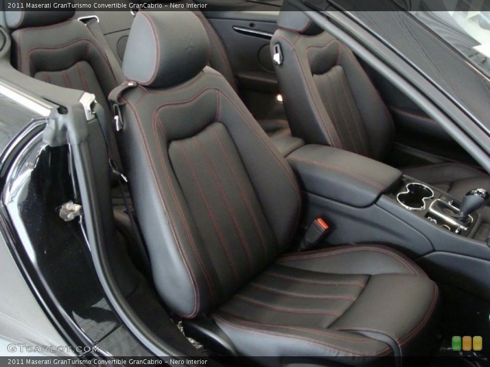 Nero Interior Photo for the 2011 Maserati GranTurismo Convertible GranCabrio #50535757