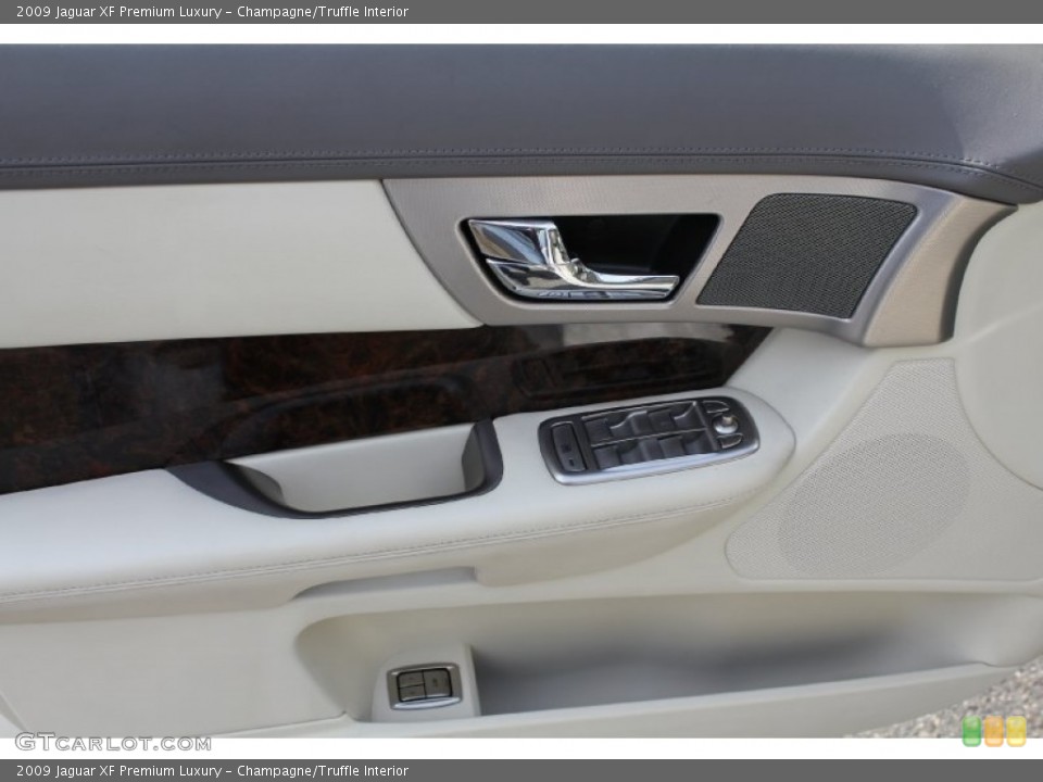 Champagne/Truffle Interior Door Panel for the 2009 Jaguar XF Premium Luxury #50536075
