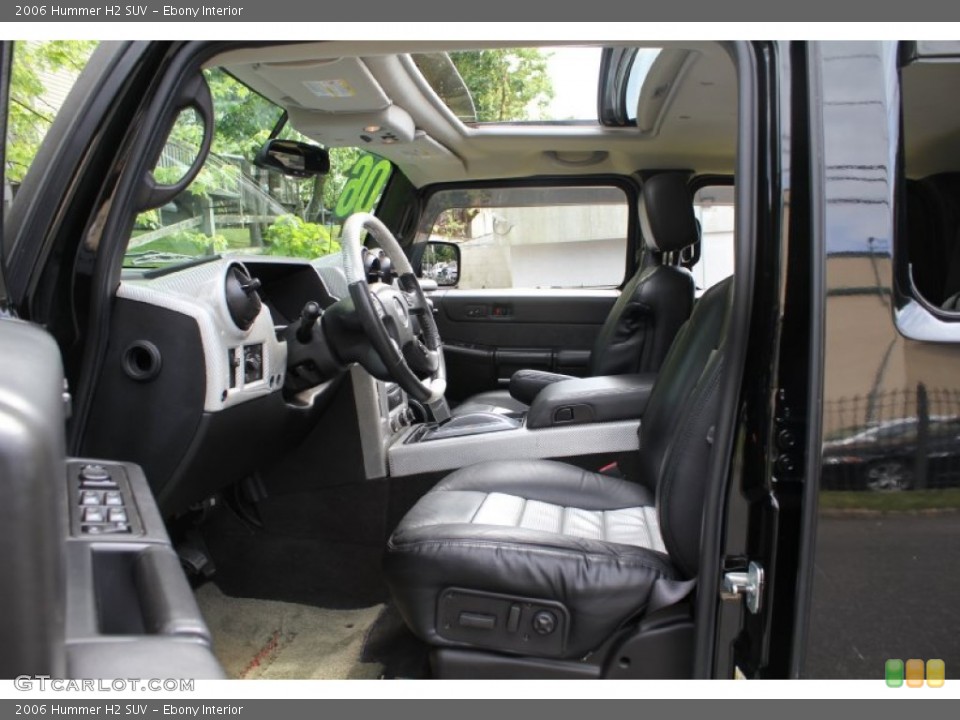 Ebony Interior Photo for the 2006 Hummer H2 SUV #50537017