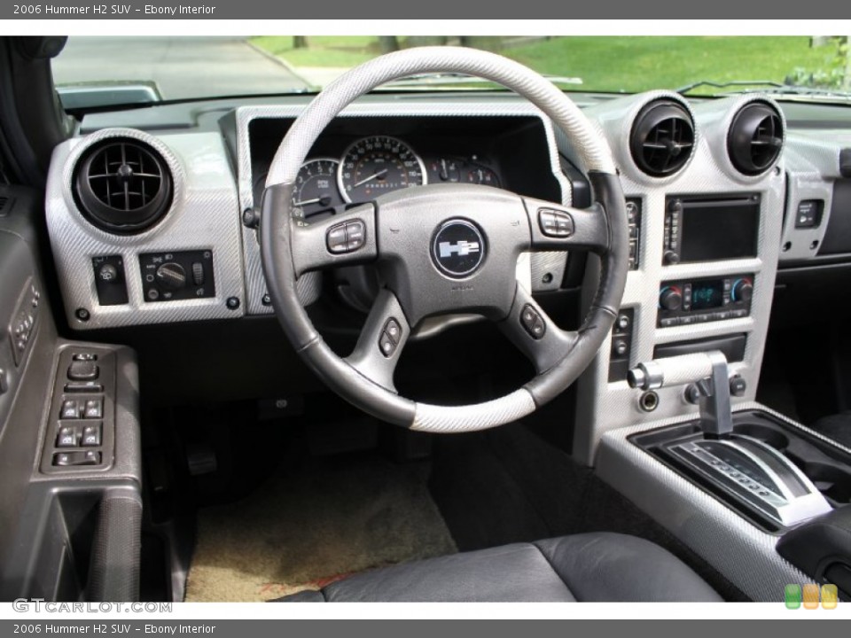 Ebony Interior Dashboard for the 2006 Hummer H2 SUV #50537032
