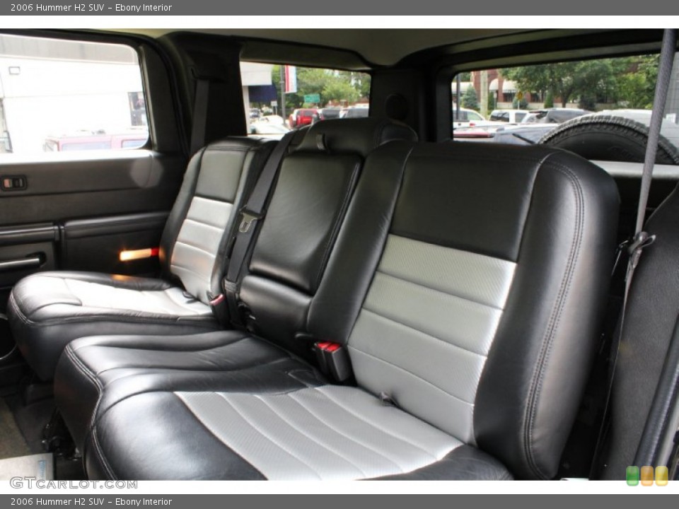 Ebony Interior Photo for the 2006 Hummer H2 SUV #50537067