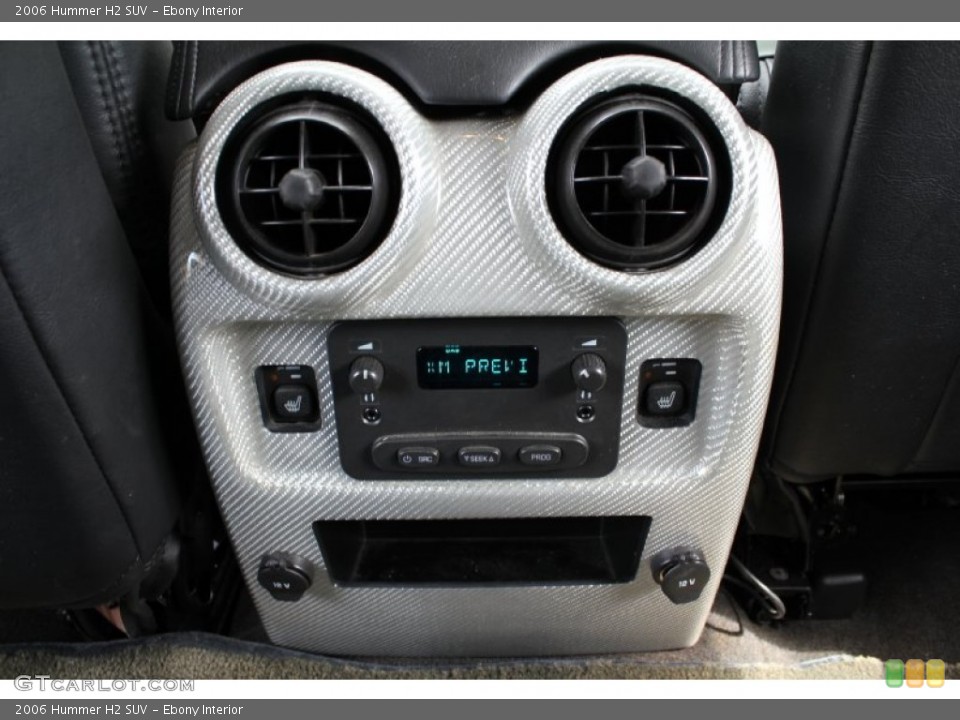 Ebony Interior Photo for the 2006 Hummer H2 SUV #50537110