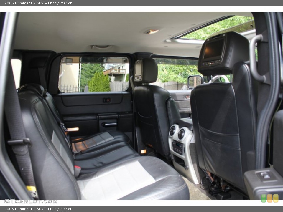 Ebony Interior Photo for the 2006 Hummer H2 SUV #50537155