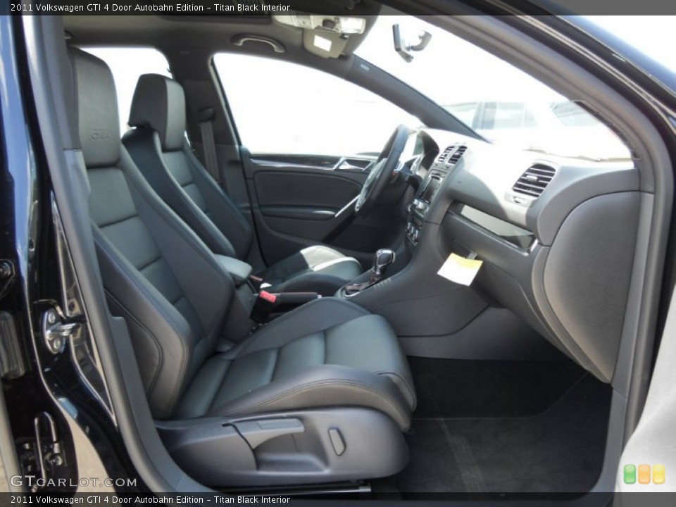 Titan Black Interior Photo for the 2011 Volkswagen GTI 4 Door Autobahn Edition #50537605
