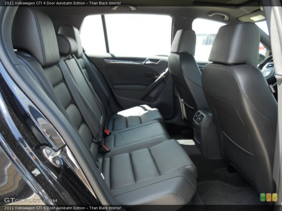 Titan Black Interior Photo for the 2011 Volkswagen GTI 4 Door Autobahn Edition #50537620
