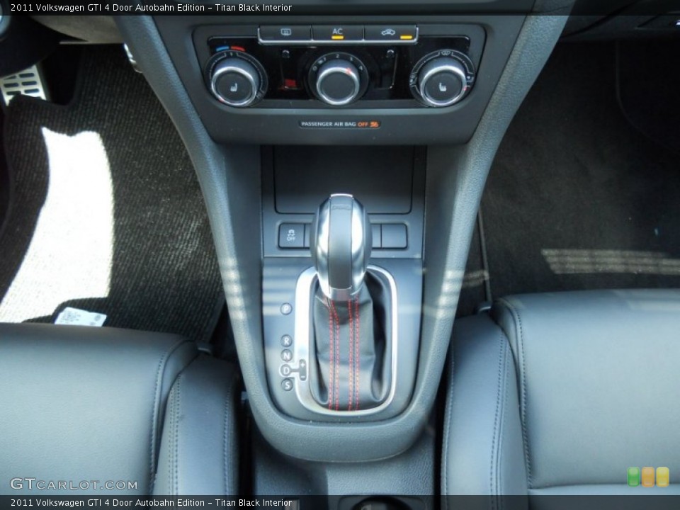 Titan Black Interior Transmission for the 2011 Volkswagen GTI 4 Door Autobahn Edition #50537680