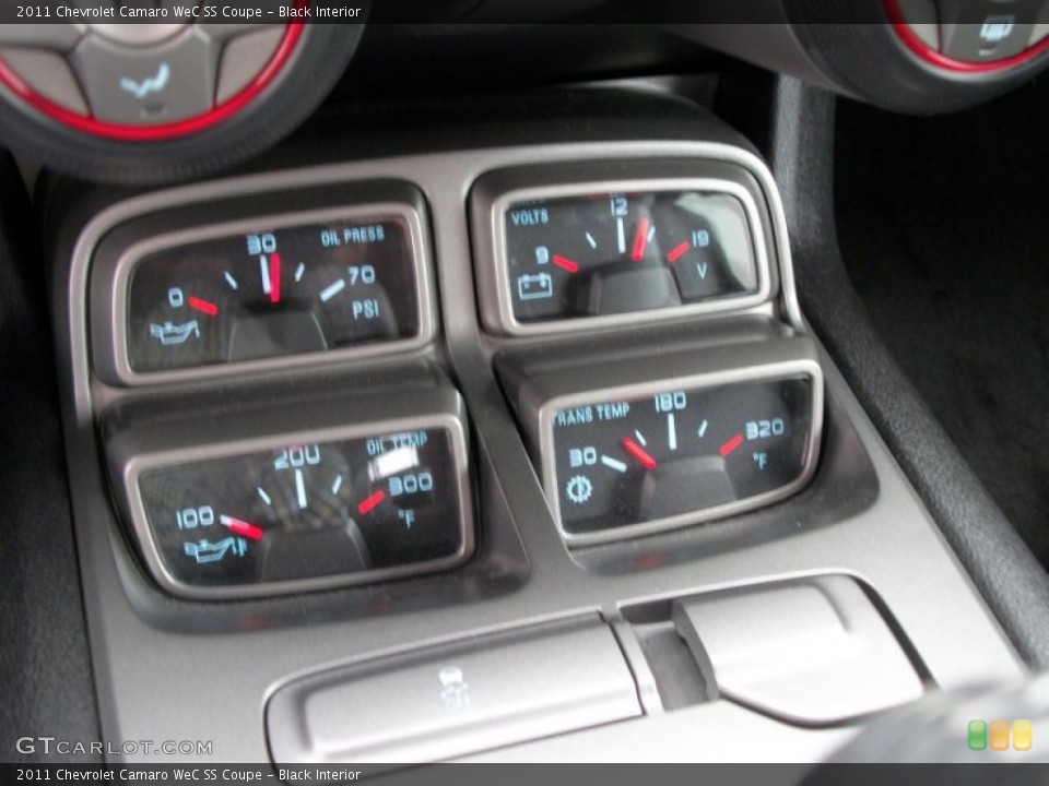 Black Interior Gauges for the 2011 Chevrolet Camaro WeC SS Coupe #50539081