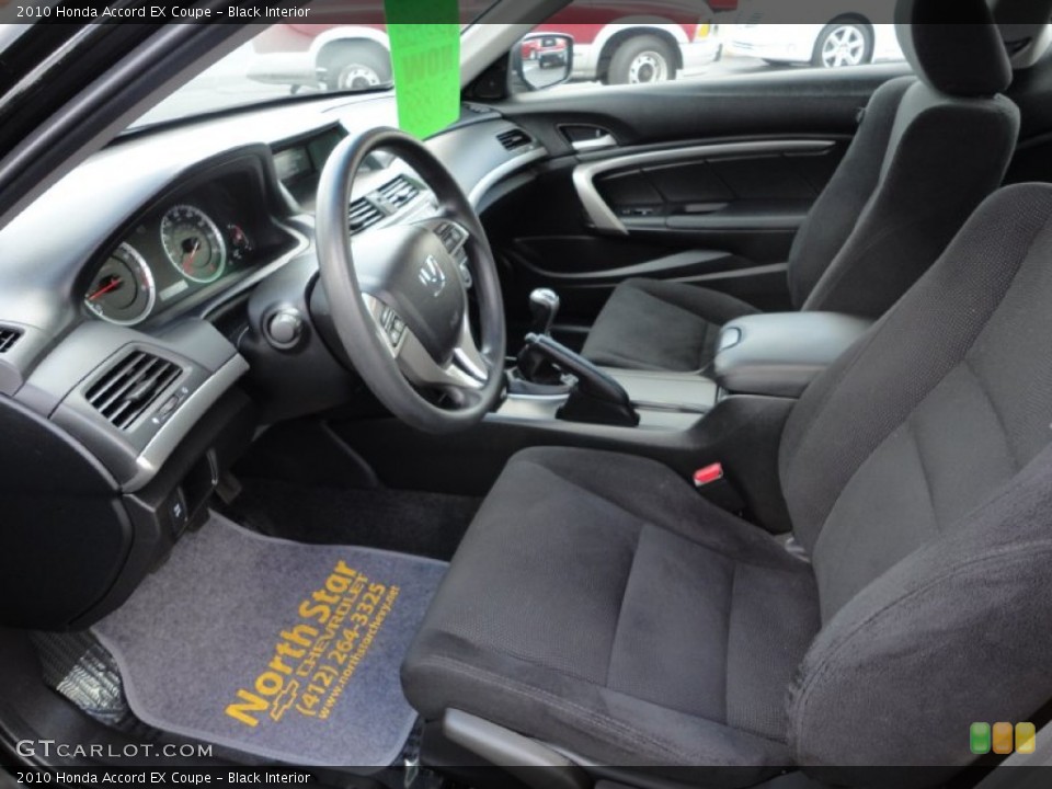 Black Interior Photo for the 2010 Honda Accord EX Coupe #50539456