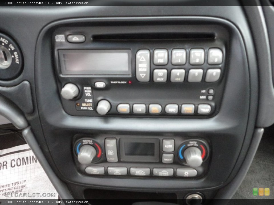 Dark Pewter Interior Controls for the 2000 Pontiac Bonneville SLE #50539792