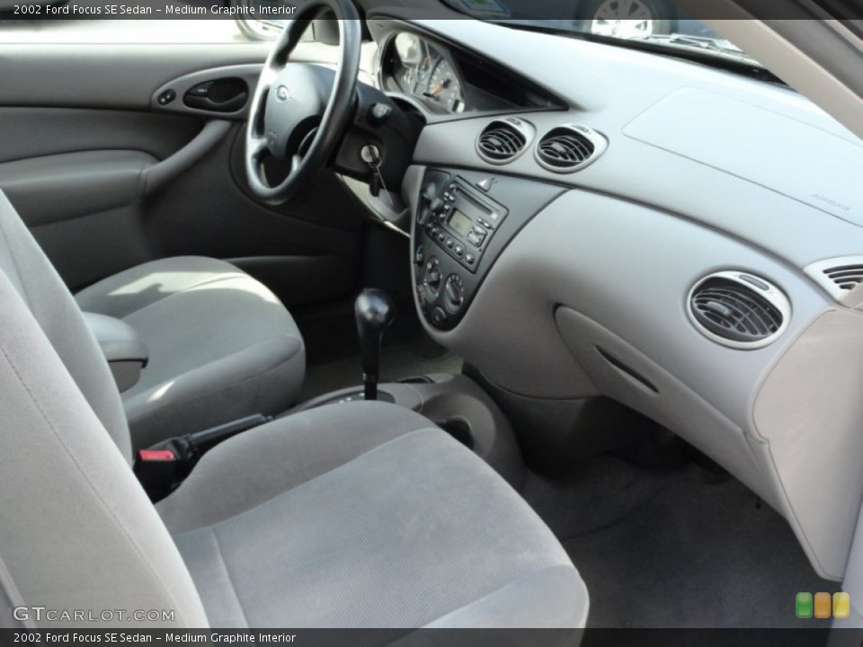 Medium Graphite Interior Dashboard for the 2002 Ford Focus SE Sedan #50540035
