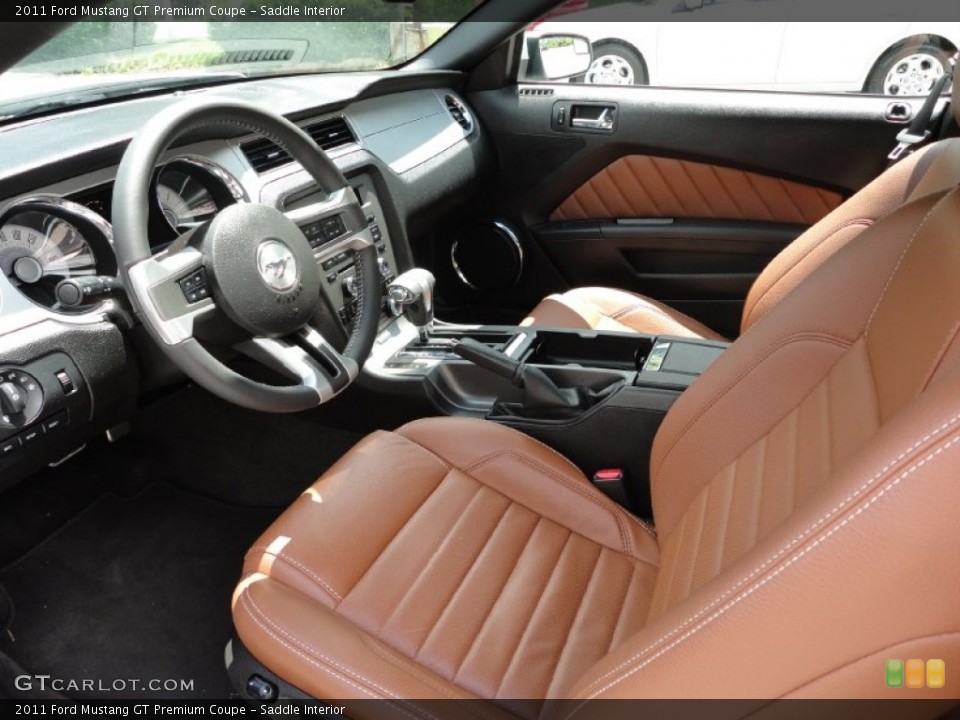 Saddle Interior Photo for the 2011 Ford Mustang GT Premium Coupe #50541523