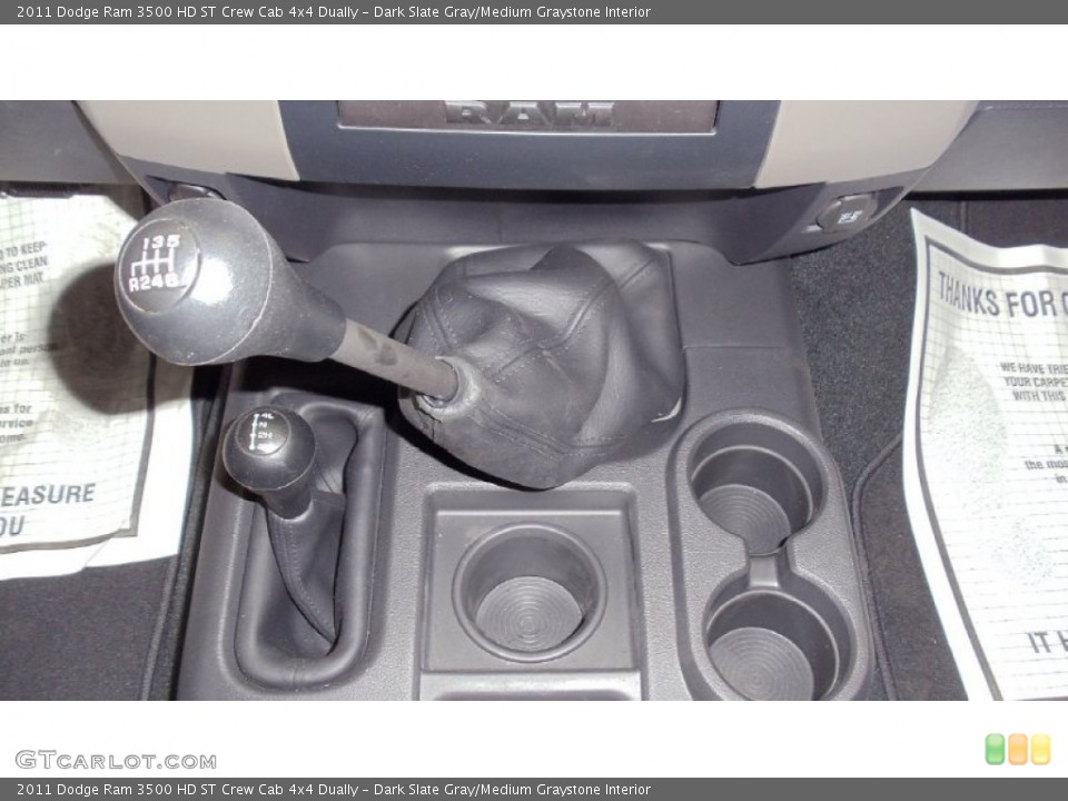 Dark Slate Gray/Medium Graystone Interior Transmission for the 2011 Dodge Ram 3500 HD ST Crew Cab 4x4 Dually #50541625