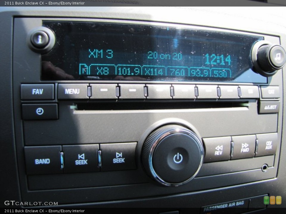 Ebony/Ebony Interior Controls for the 2011 Buick Enclave CX #50543296
