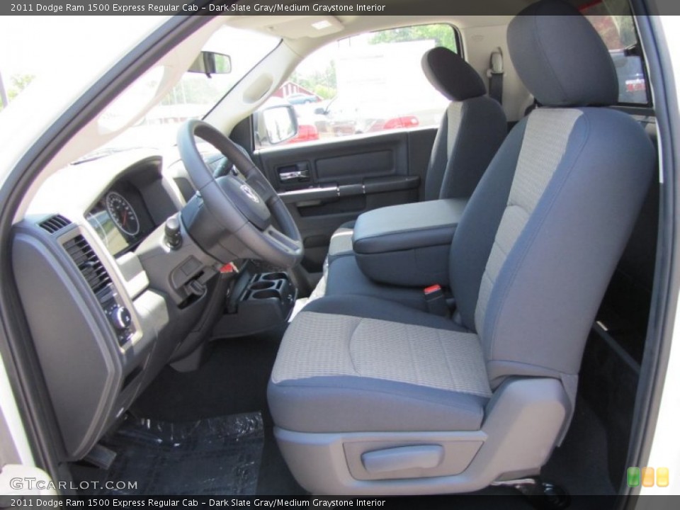 Dark Slate Gray/Medium Graystone Interior Photo for the 2011 Dodge Ram 1500 Express Regular Cab #50543524