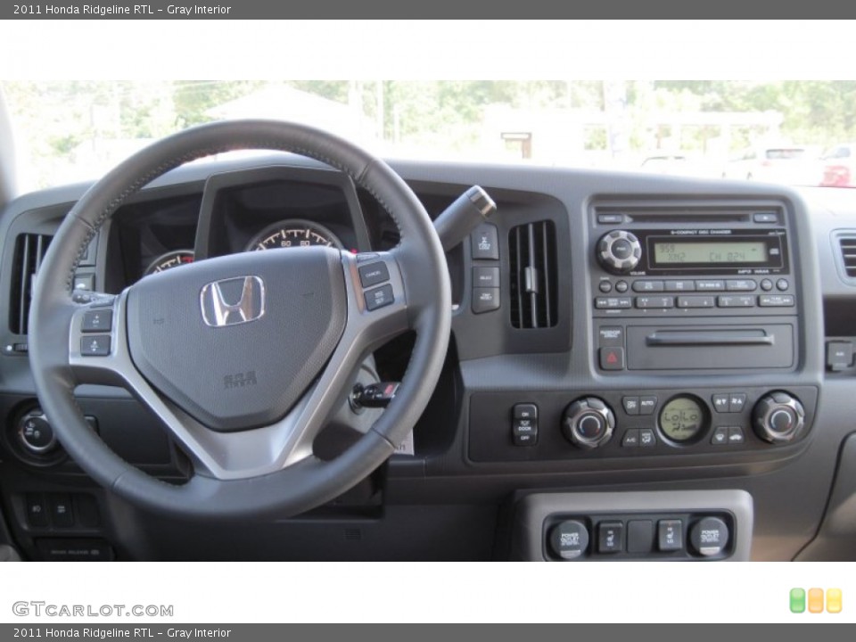 Gray Interior Controls for the 2011 Honda Ridgeline RTL #50544187