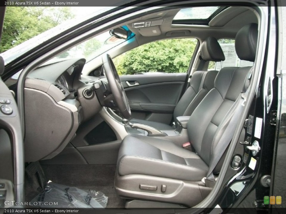 Ebony Interior Photo for the 2010 Acura TSX V6 Sedan #50544253