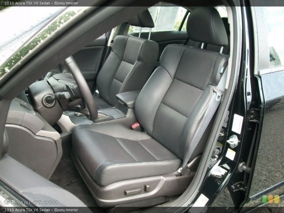 Ebony Interior Photo for the 2010 Acura TSX V6 Sedan #50544265