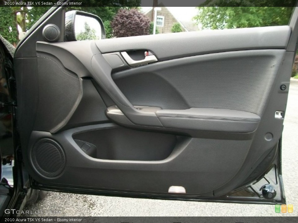 Ebony Interior Door Panel for the 2010 Acura TSX V6 Sedan #50544436