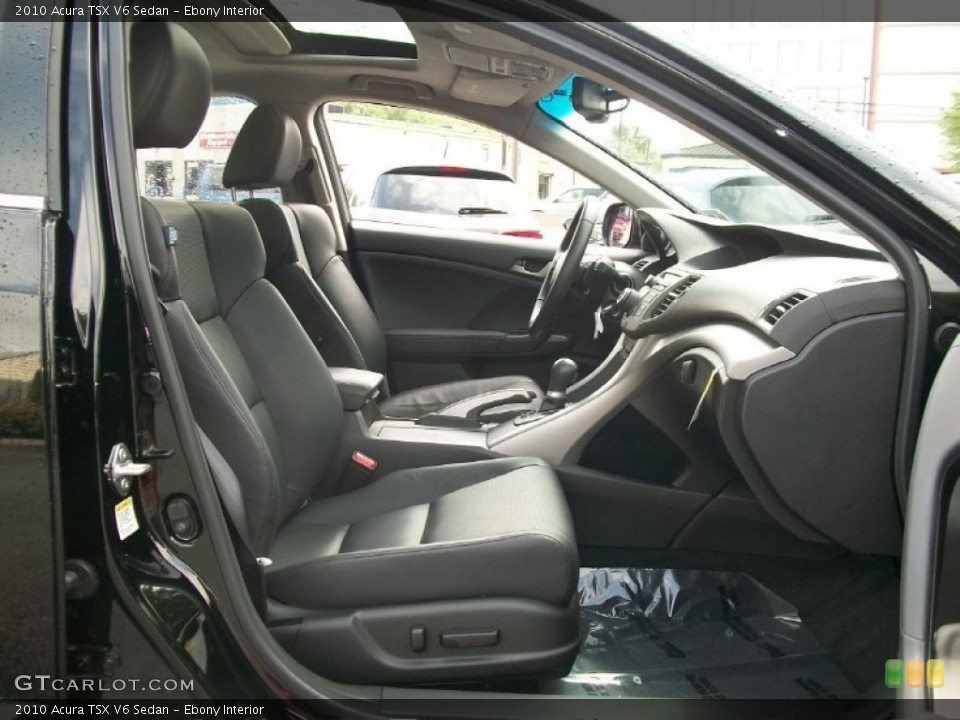 Ebony Interior Photo for the 2010 Acura TSX V6 Sedan #50544463