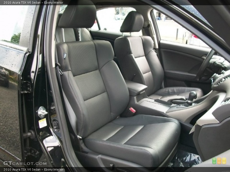 Ebony Interior Photo for the 2010 Acura TSX V6 Sedan #50544479