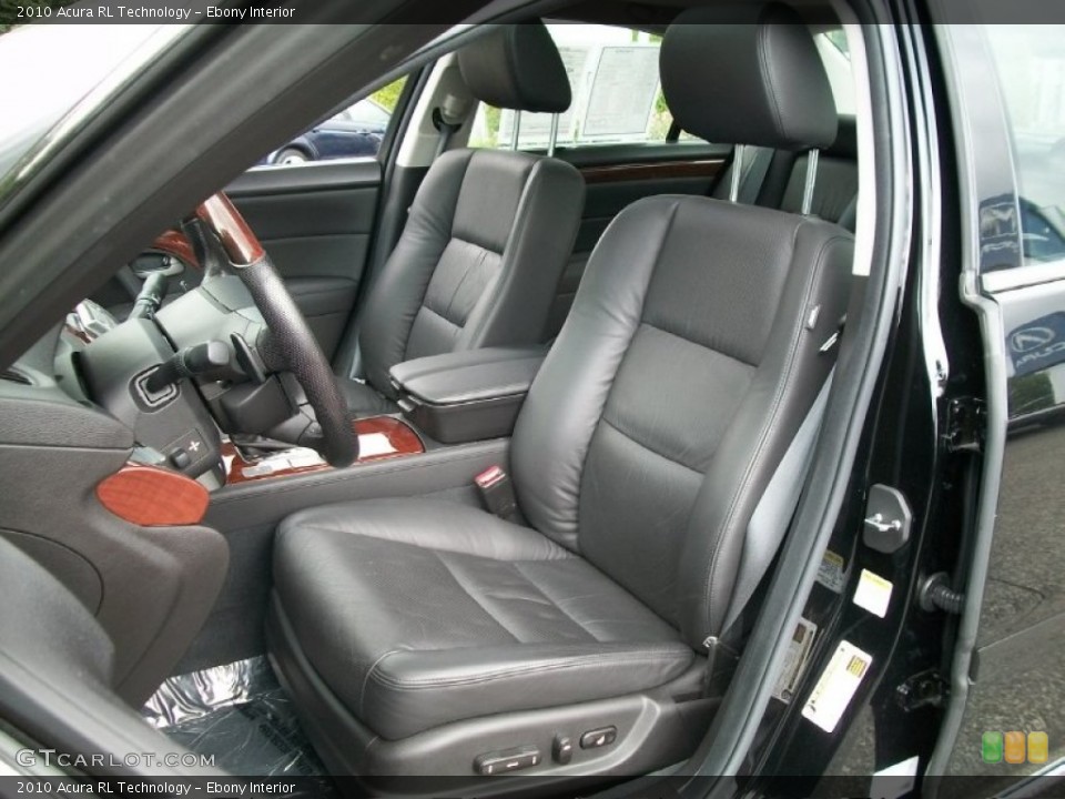 Ebony Interior Photo for the 2010 Acura RL Technology #50544730