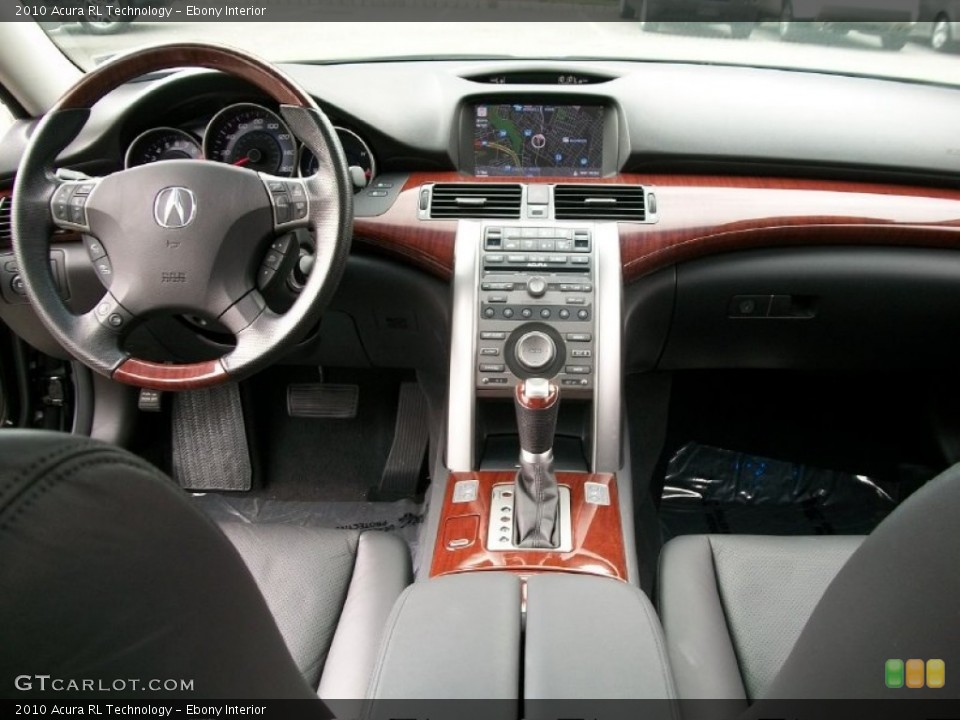 Ebony Interior Dashboard for the 2010 Acura RL Technology #50544757